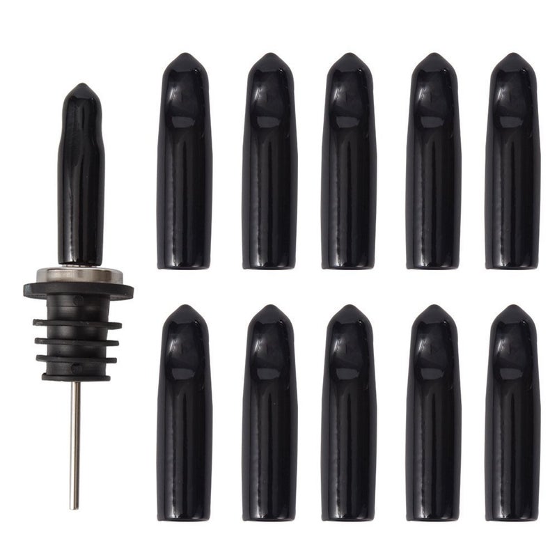 LEGERM New Designed Liquor Pour Spouts Covers- 10 Pcs Plastic Bottle Pourer Cover Dust Caps (Not Include Pour Spout) - Image 1